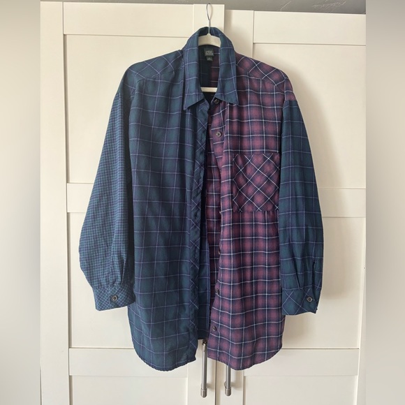 wild fable Tops - Wild Fable “90’s” Patchwork Flannel
